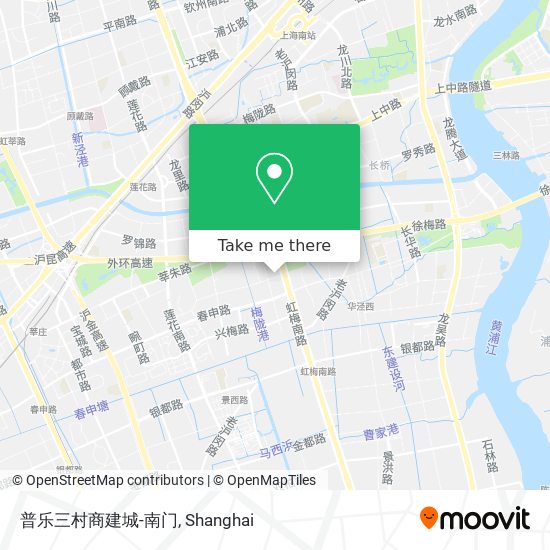 普乐三村商建城-南门 map
