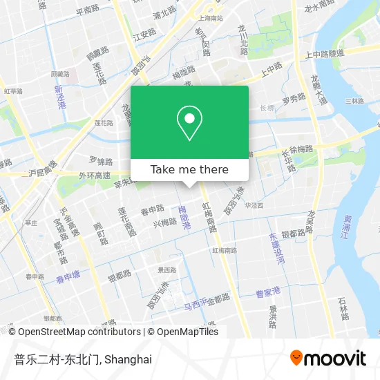 普乐二村-东北门 map