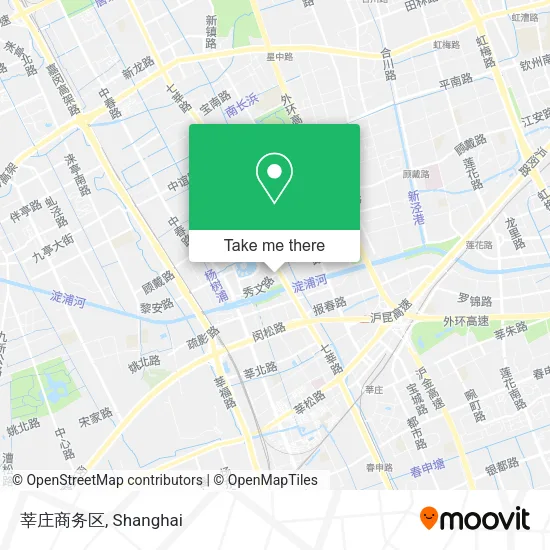 莘庄商务区 map