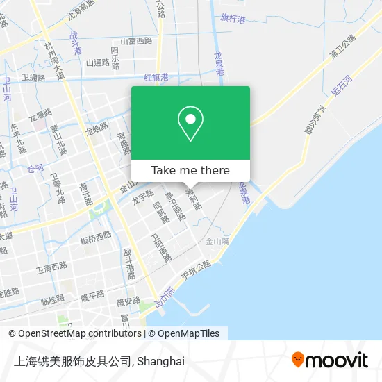 上海镌美服饰皮具公司 map