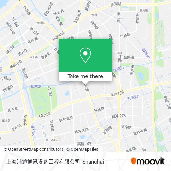 上海浦通通讯设备工程有限公司 map