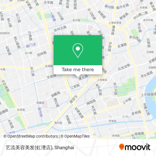 艺流美容美发(虹漕店) map