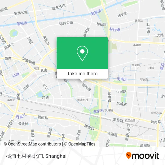 桃浦七村-西北门 map