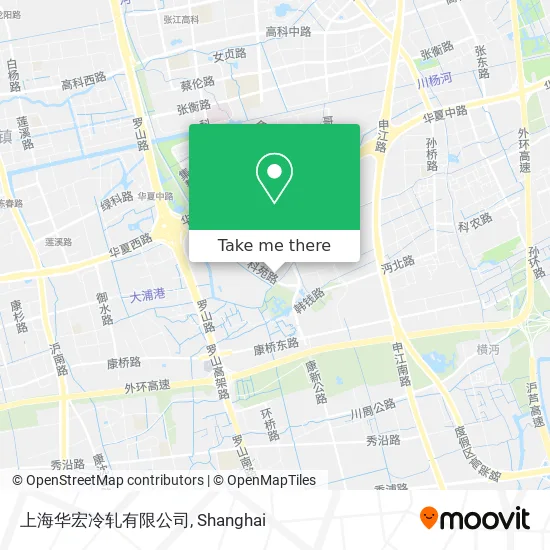 上海华宏冷轧有限公司 map