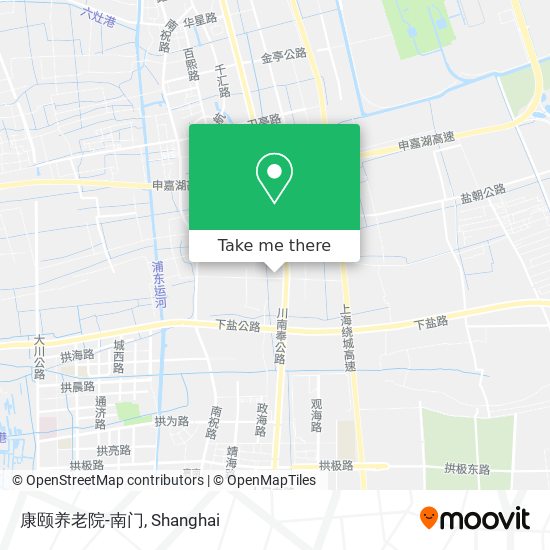 康颐养老院-南门 map