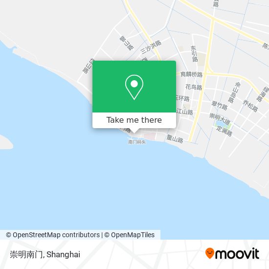 崇明南门 map