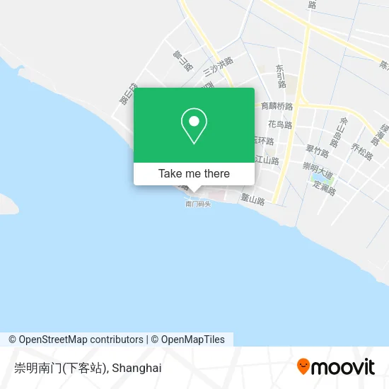 崇明南门(下客站) map