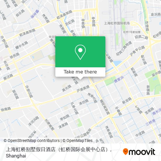 上海虹桥别墅假日酒店（虹桥国际会展中心店） map
