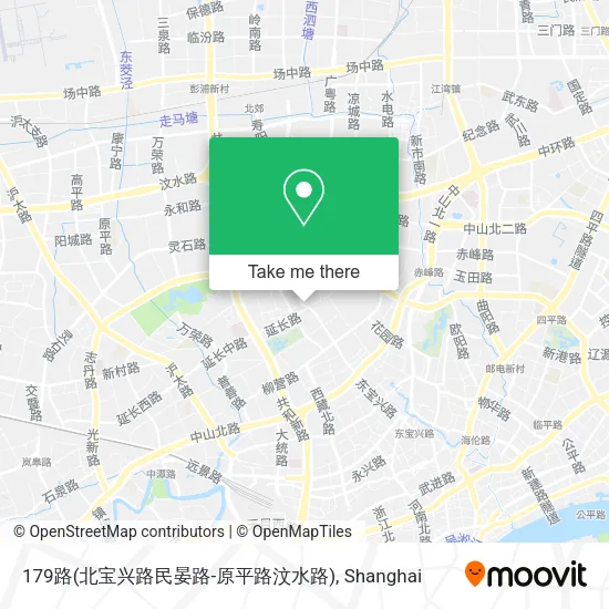 179路(北宝兴路民晏路-原平路汶水路) map