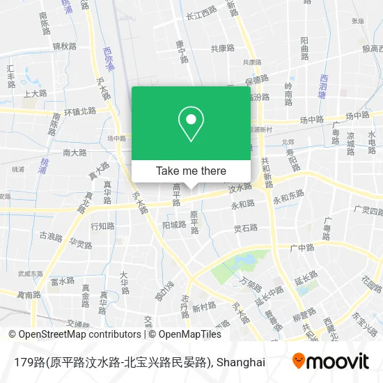 179路(原平路汶水路-北宝兴路民晏路) map