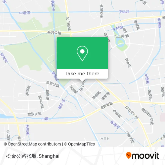 松金公路张堰 map