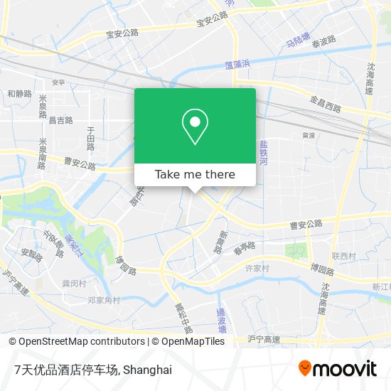 7天优品酒店停车场 map