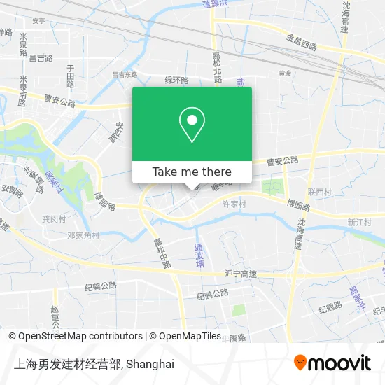 上海勇发建材经营部 map