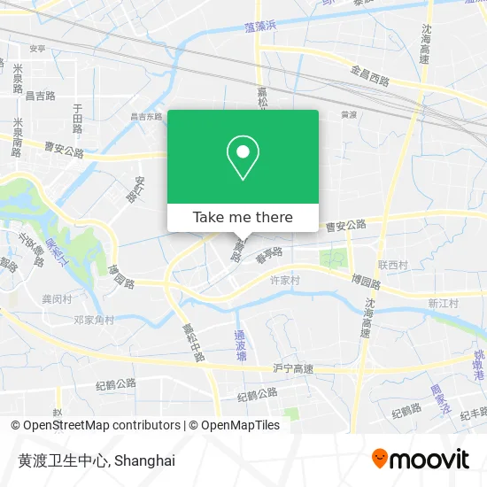黄渡卫生中心 map
