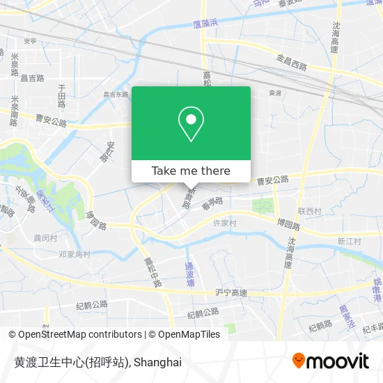 黄渡卫生中心(招呼站) map