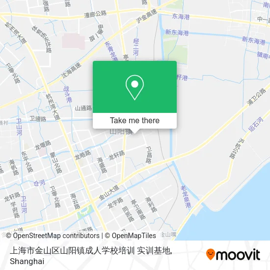 上海市金山区山阳镇成人学校培训 实训基地 map