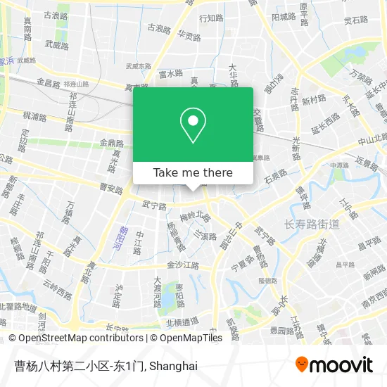 曹杨八村第二小区-东1门 map
