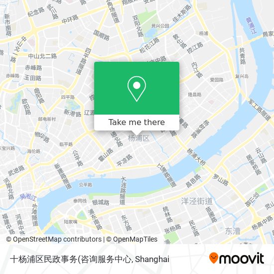 十杨浦区民政事务 map