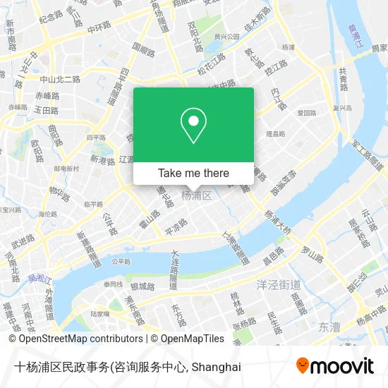 十杨浦区民政事务 map