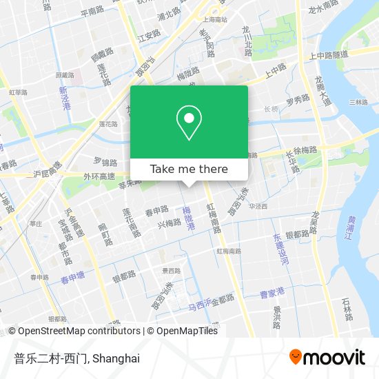 普乐二村-西门 map