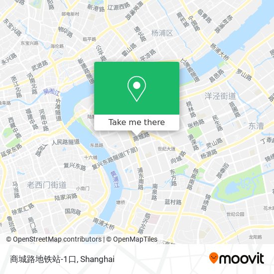 商城路地铁站-1口 map