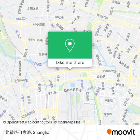 北翟路何家浪 map