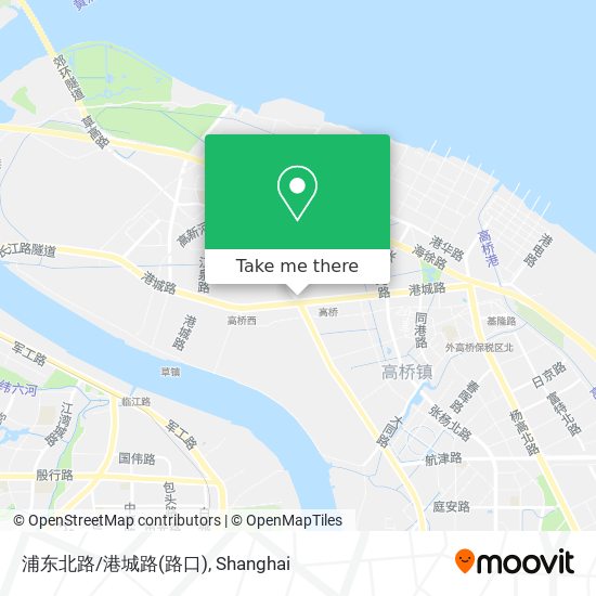 浦东北路/港城路(路口) map