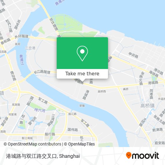 港城路与双江路交叉口 map