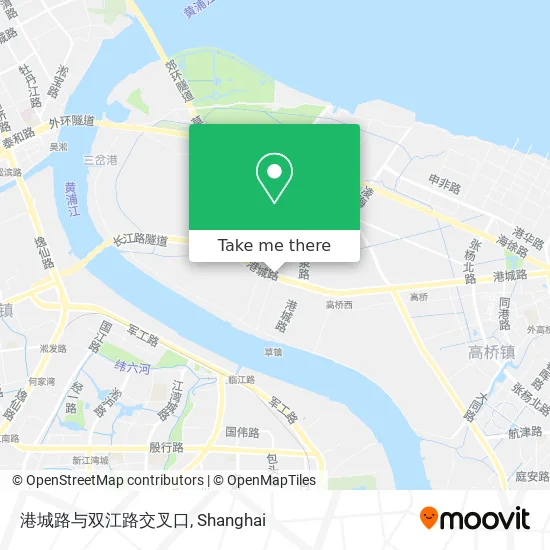 港城路与双江路交叉口 map
