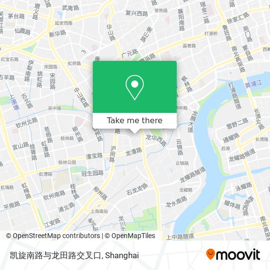 凯旋南路与龙田路交叉口 map