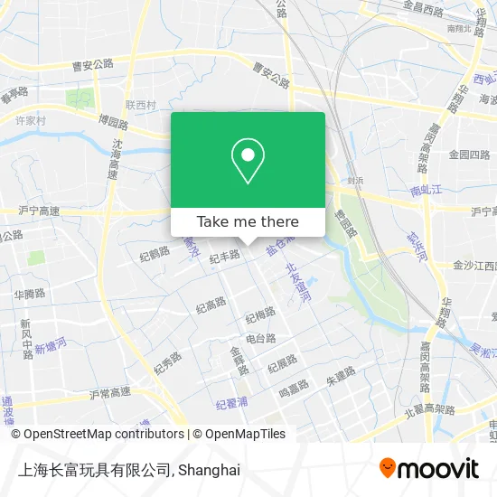 上海长富玩具有限公司 map