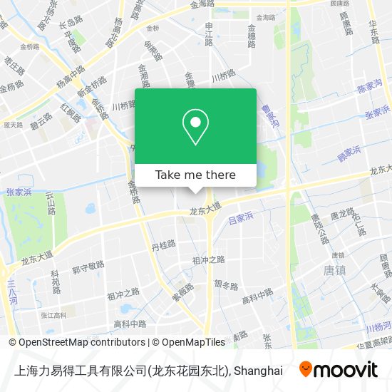 上海力易得工具有限公司(龙东花园东北) map