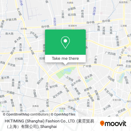 HKTIMING (Shanghai) Fashion Co., LTD. (素霓貿易（上海）有限公司) map