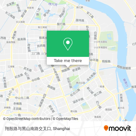 翔殷路与黑山南路交叉口 map