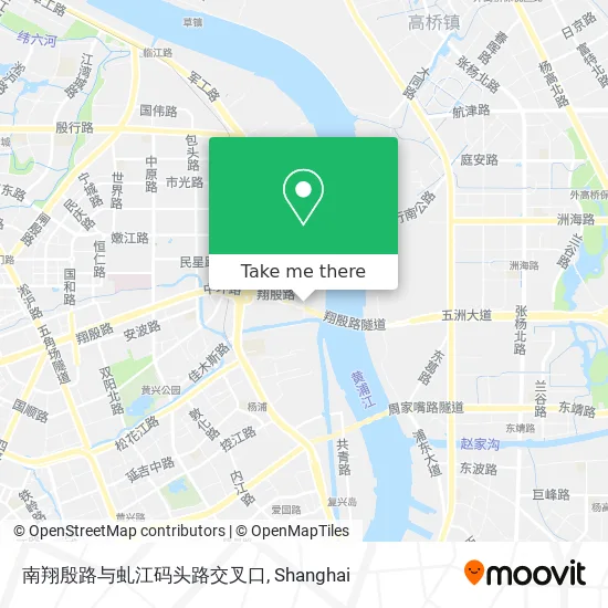 南翔殷路与虬江码头路交叉口 map
