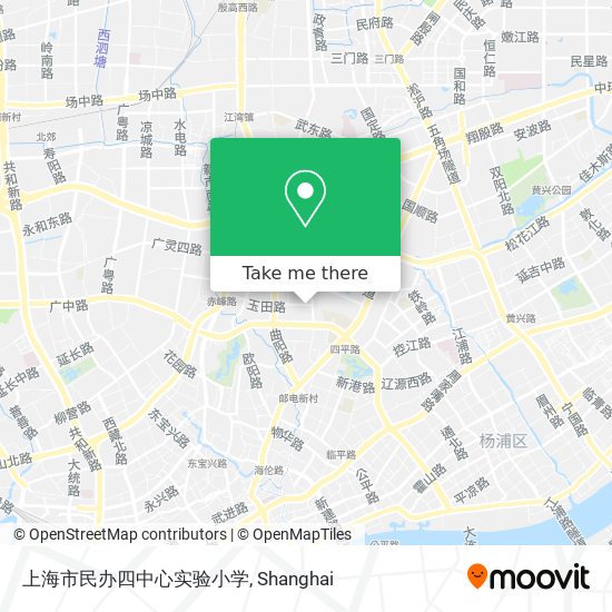 上海市民办四中心实验小学 map