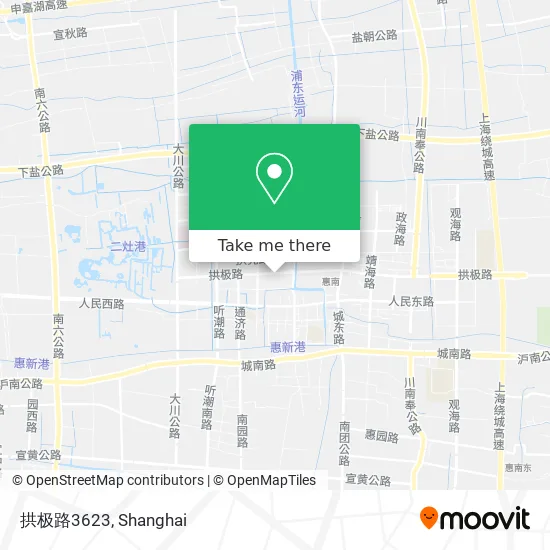 拱极路3623 map