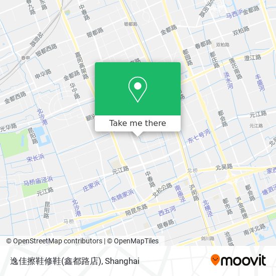 逸佳擦鞋修鞋(鑫都路店) map