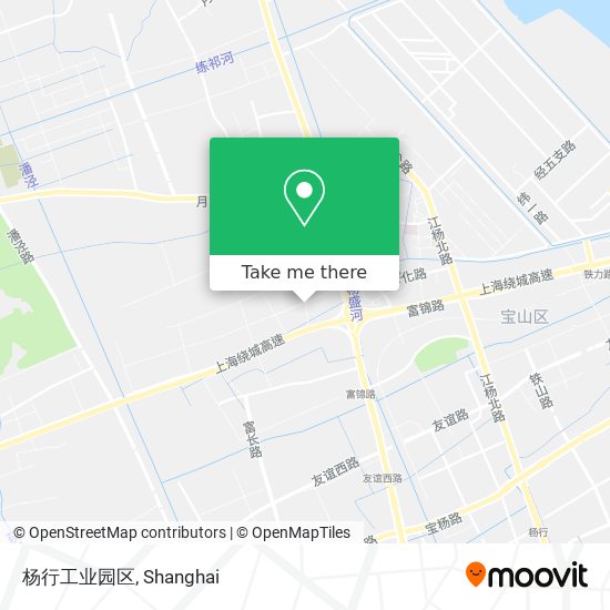 杨行工业园区 map