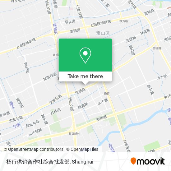 杨行供销合作社综合批发部 map