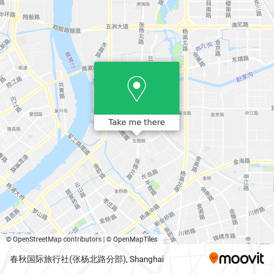 春秋国际旅行社(张杨北路分部) map