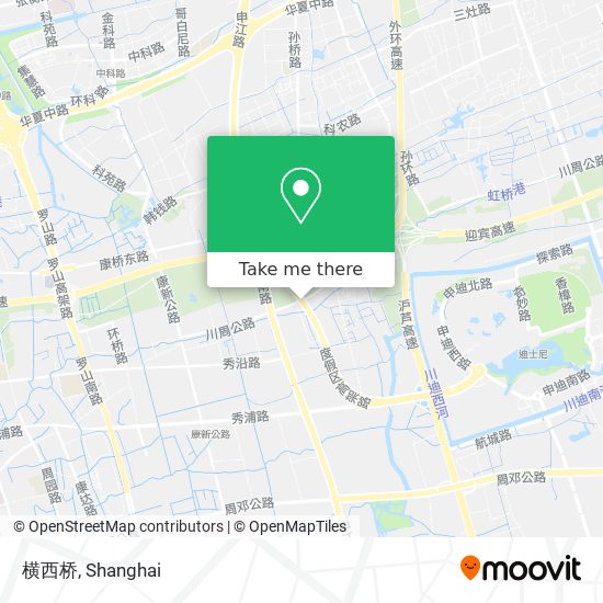 横西桥 map