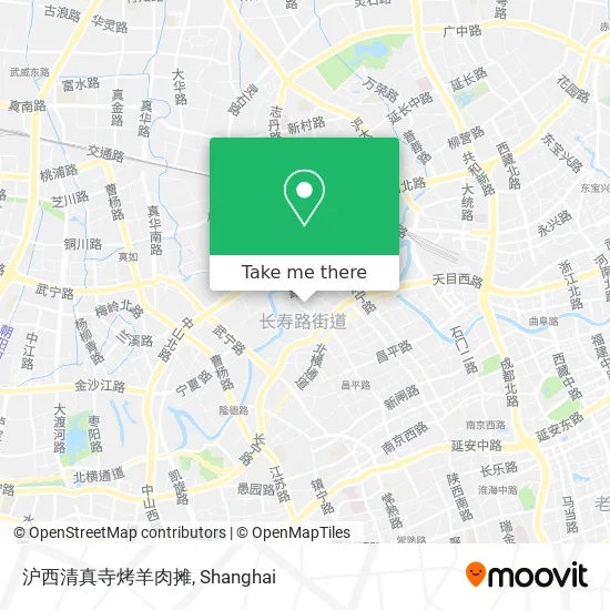 沪西清真寺烤羊肉摊 map