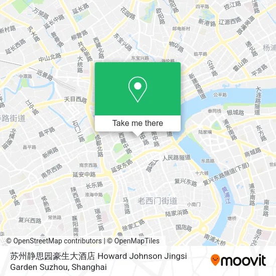 苏州静思园豪生大酒店 Howard Johnson Jingsi Garden Suzhou map
