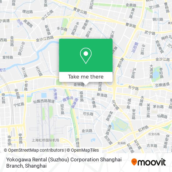 Yokogawa Rental (Suzhou) Corporation Shanghai Branch map