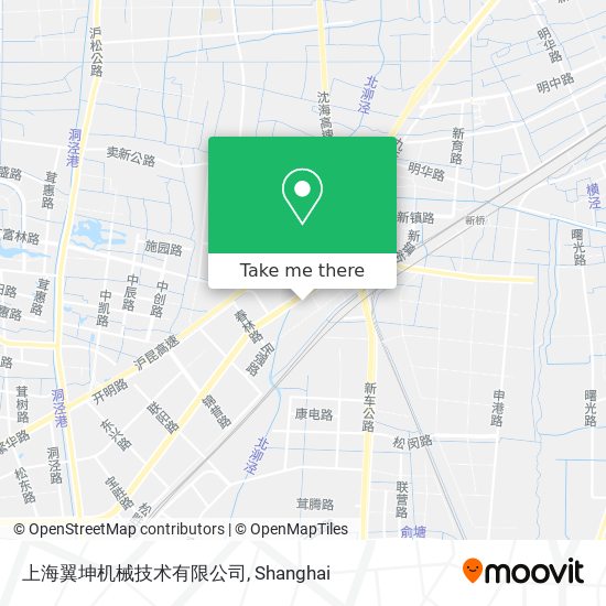 上海翼坤机械技术有限公司 map