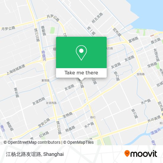 江杨北路友谊路 map