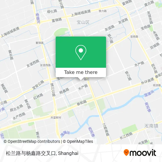 松兰路与杨鑫路交叉口 map