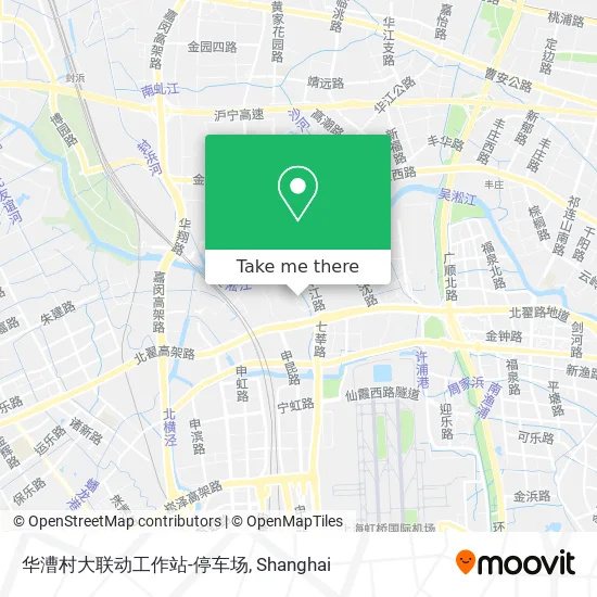 华漕村大联动工作站-停车场 map