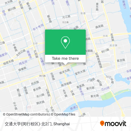 交通大学(闵行校区)-北2门 map